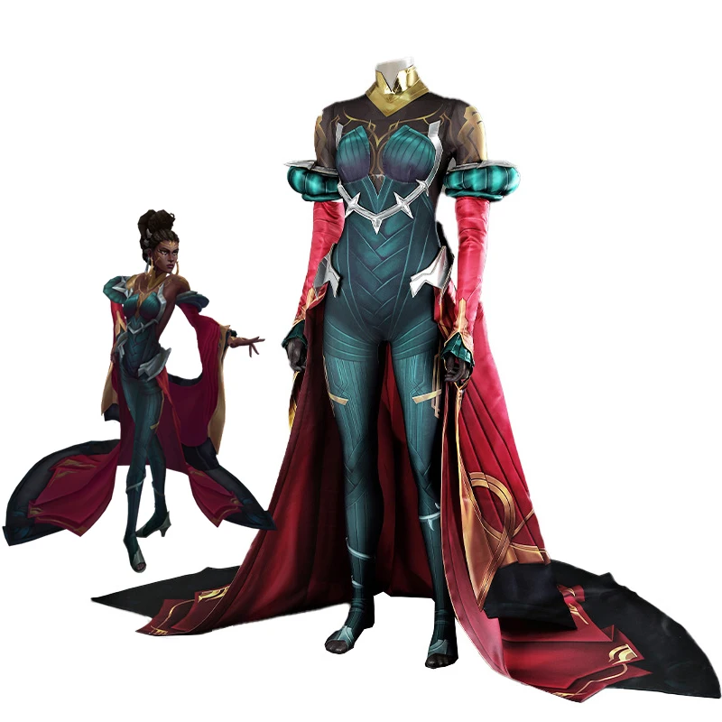 Arcane: League of Legends: Mel Midarda | Fantasy Queen Warrior Cosplay Costume