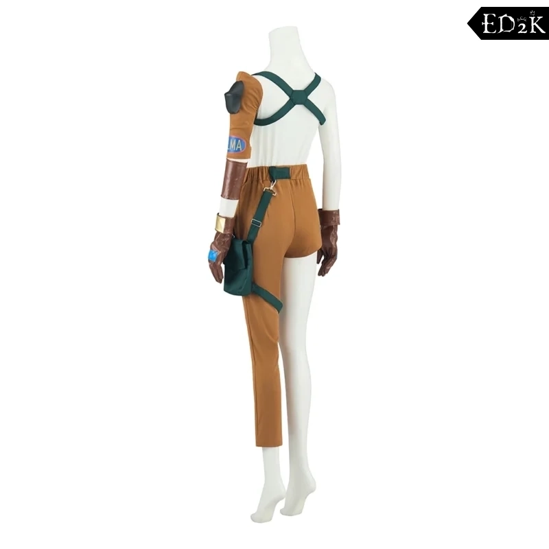 Dragon Ball: Bulma | Brown Scientist Cosplay Costume