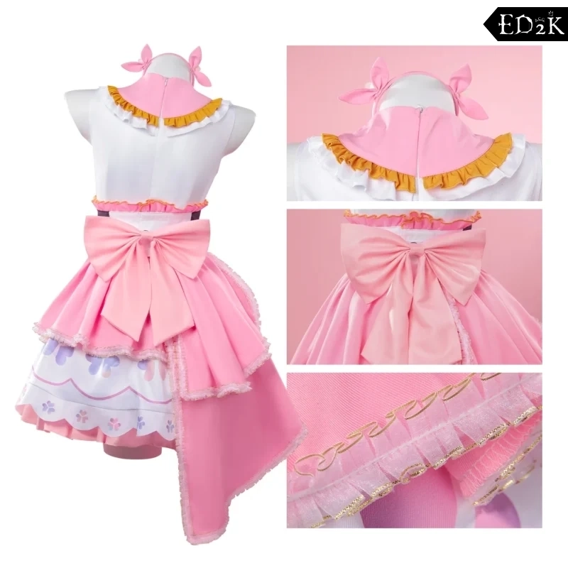Project SEKAI: Momoi Airi | Pink Cosplay Costume with Wig