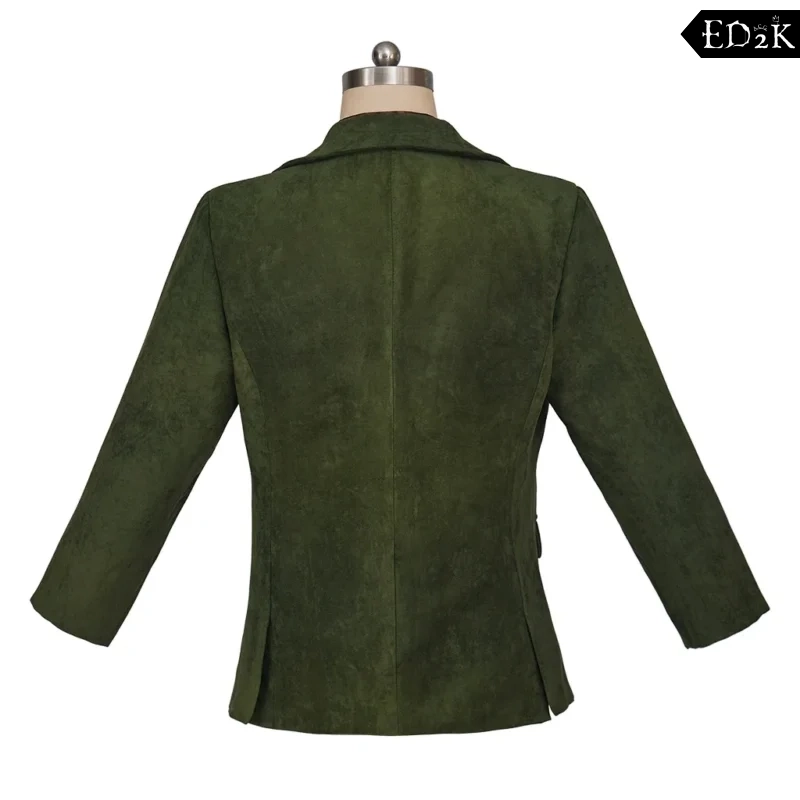 Disco Elysium: Harrier Du Bois | Green Detective Jacket Cosplay Costume