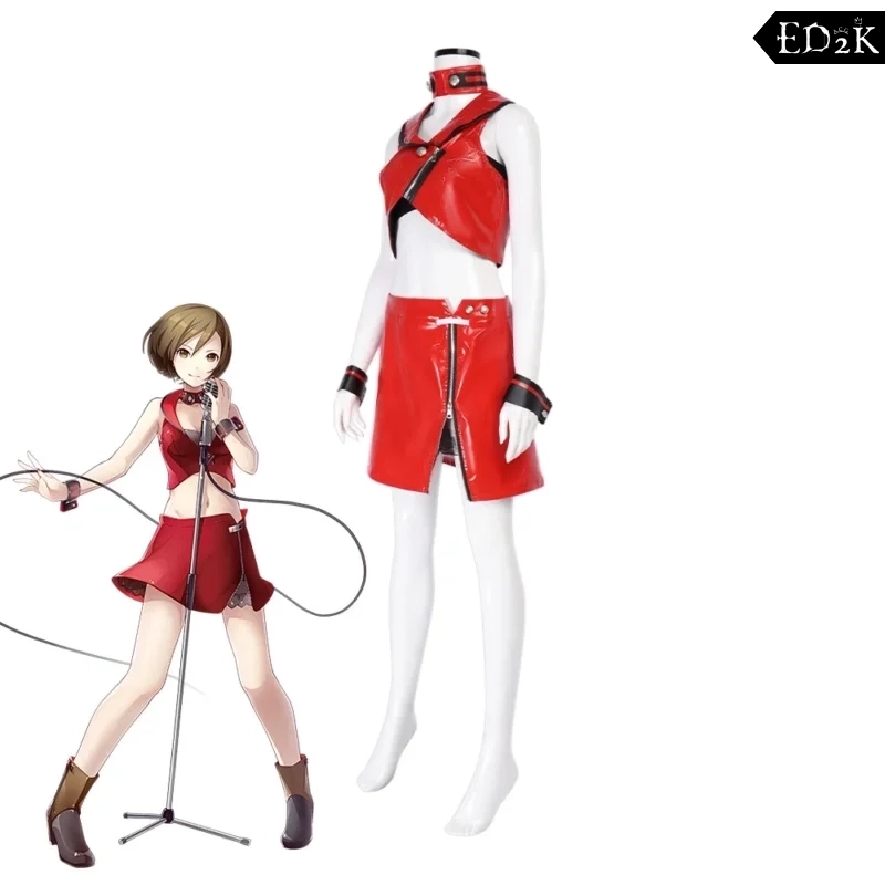 Alternative view of VTuber: VOCALOID Meiko Saki | Red Cosplay Costume