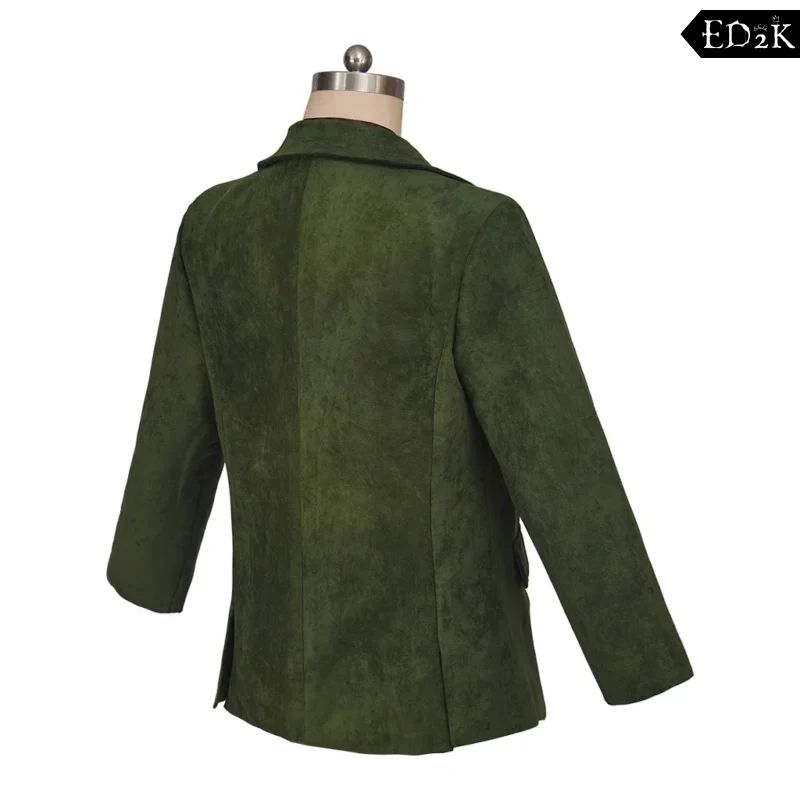 Disco Elysium: Harrier Du Bois | Green Detective Jacket Cosplay Costume