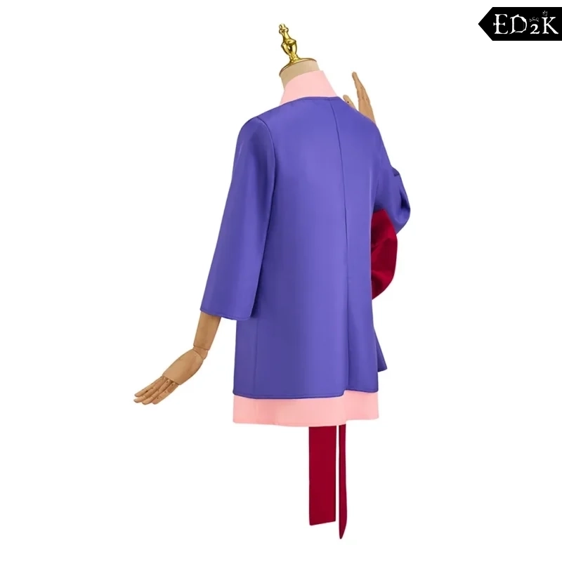 Gyakuten Saiban (Ace Attorney): Maya Fey | Purple Pink Spirit Medium Cosplay Costume