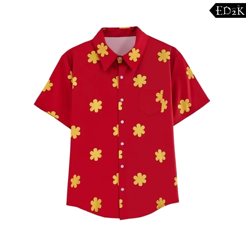Alternative view of Family Guy: Glenn Quagmire | Red Cosplay Button-Up Shirt