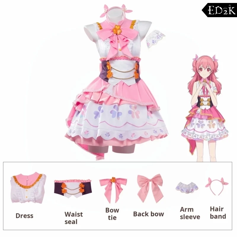 Project SEKAI: Momoi Airi | Pink Cosplay Costume with Wig