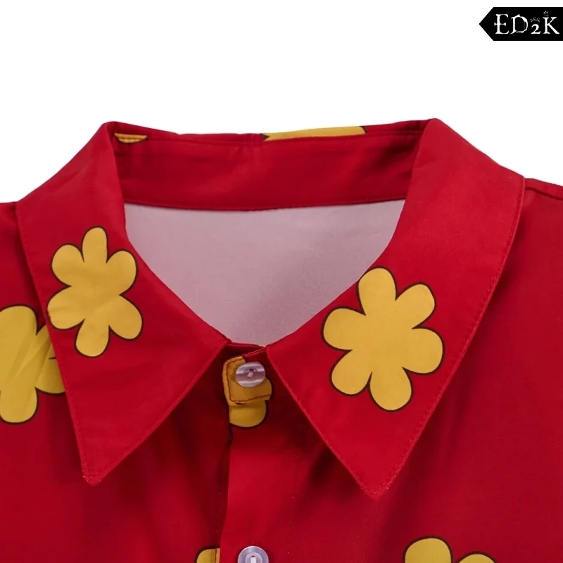 Family Guy: Glenn Quagmire | Red Cosplay Button-Up Shirt