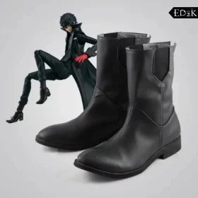 Persona 5: Amamiya Ren | Black Cosplay Boots