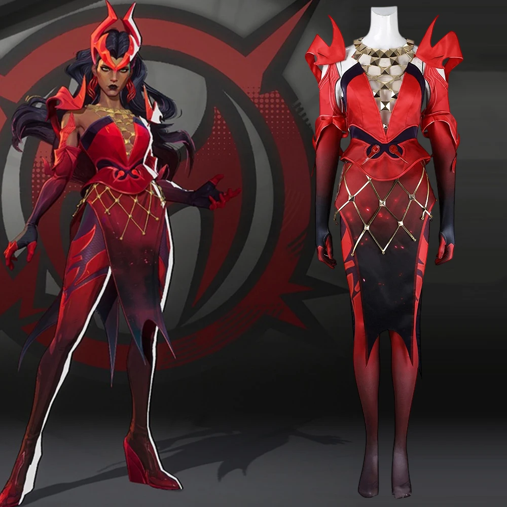 Marvel Rivals: Scarlet Witch (Wanda Maximoff) | Red Cosplay Costume