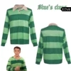 Blue's Clues & You: Minecraft Steve | Green Cosplay Striped Polo Shirt