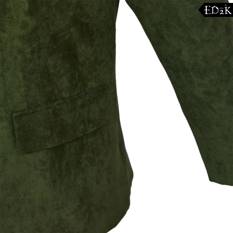 Disco Elysium: Harrier Du Bois | Green Detective Jacket Cosplay Costume