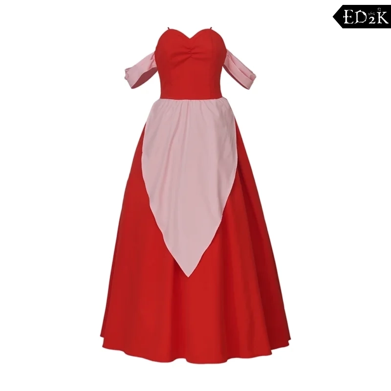 Beauty and the Beast: Belle | Red/ Yellow / Green Cosplay Costume
