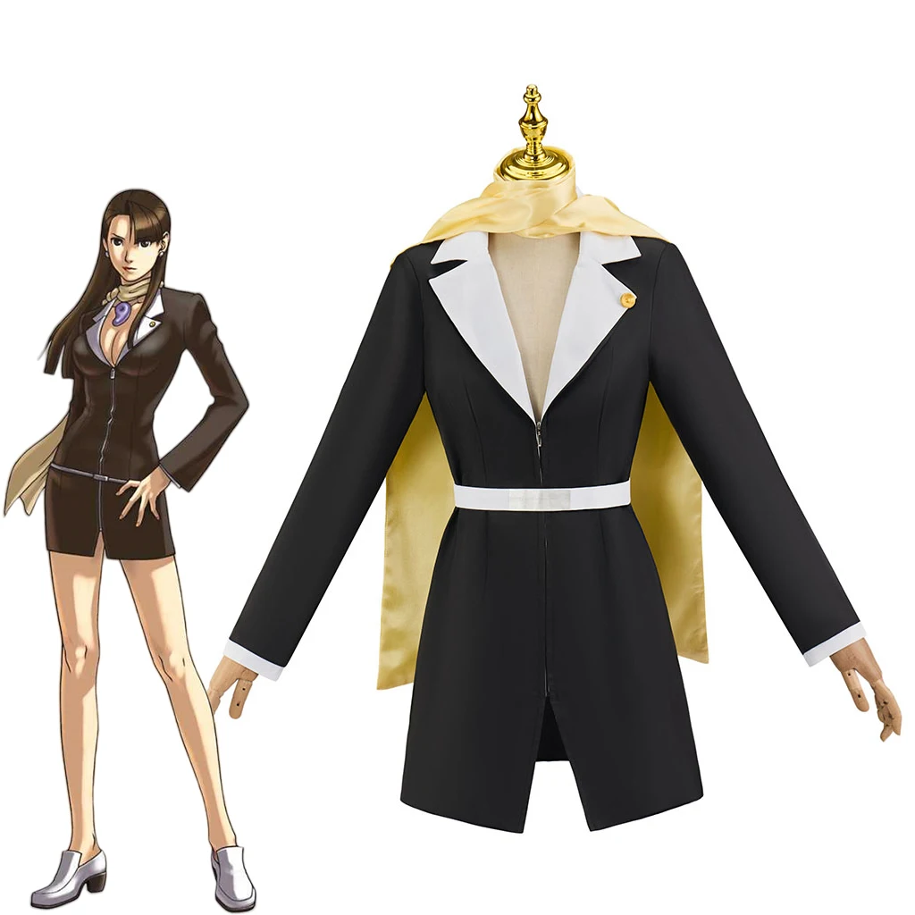 Ace Attorney: Mia Fey | Black Defense Attorney Cosplay Costume