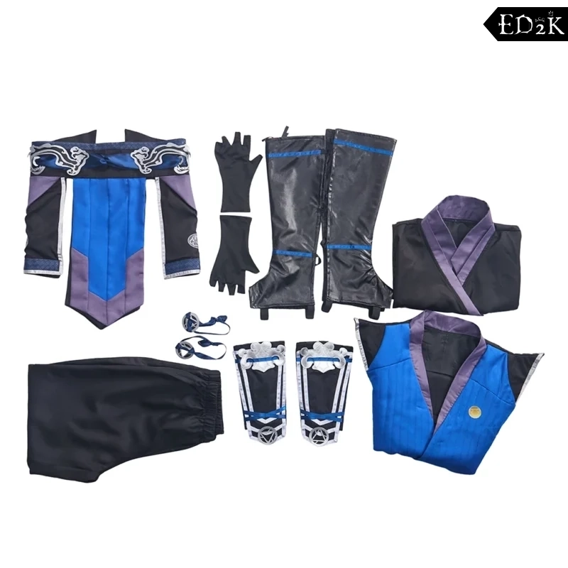 Mortal Kombat: Sub-Zero | Blue Black Lin Kuei Warrior Cosplay Costume