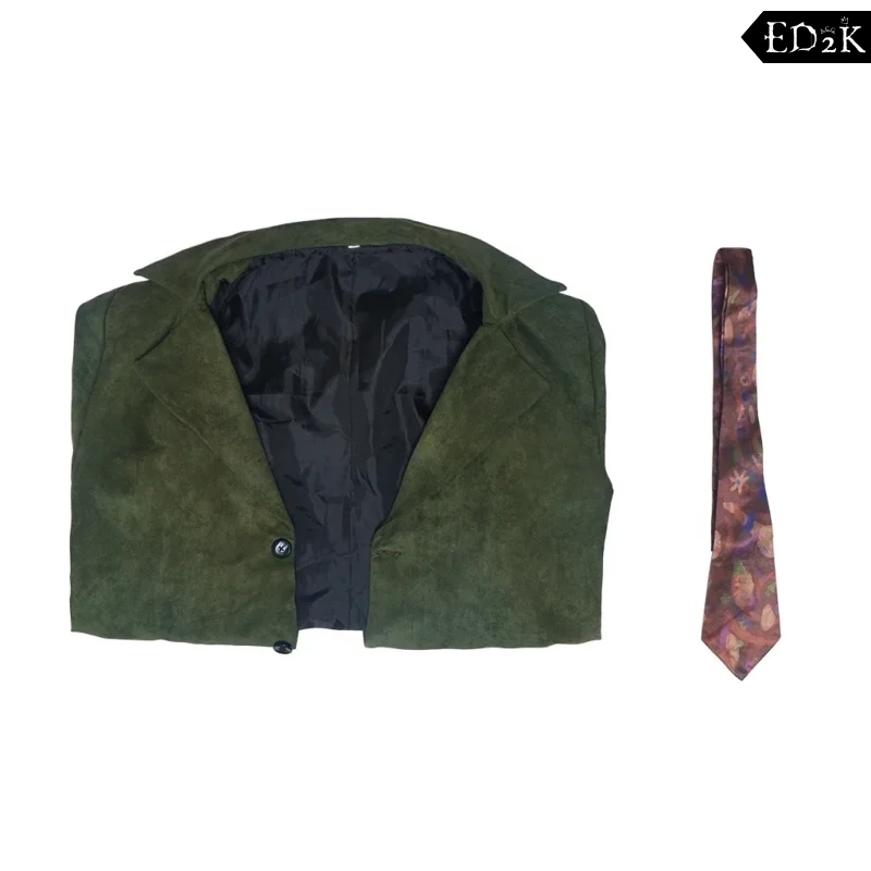 Disco Elysium: Harrier Du Bois | Green Detective Jacket Cosplay Costume