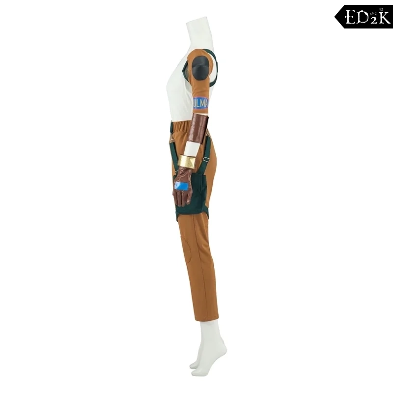Dragon Ball: Bulma | Brown Scientist Cosplay Costume