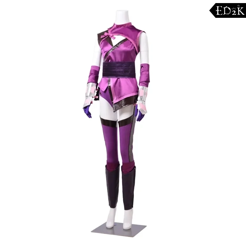 Alternative view of Mortal Kombat: Mileena | Purple Cosplay Costume