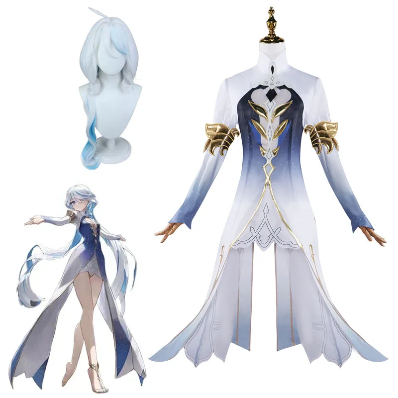 Genshin Impact: Furina de Fontaine (Focalors) | White Hydro Archon Cosplay Costume Set