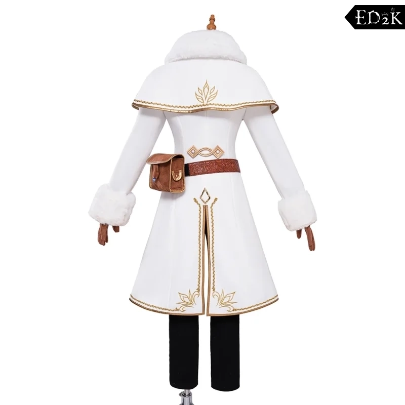 Legend of Zelda: Princess Zelda | White Winter Princess Warrior Cosplay Costume