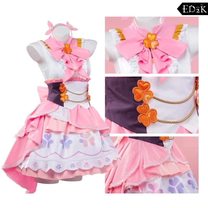 Project SEKAI: Momoi Airi | Pink Cosplay Costume with Wig