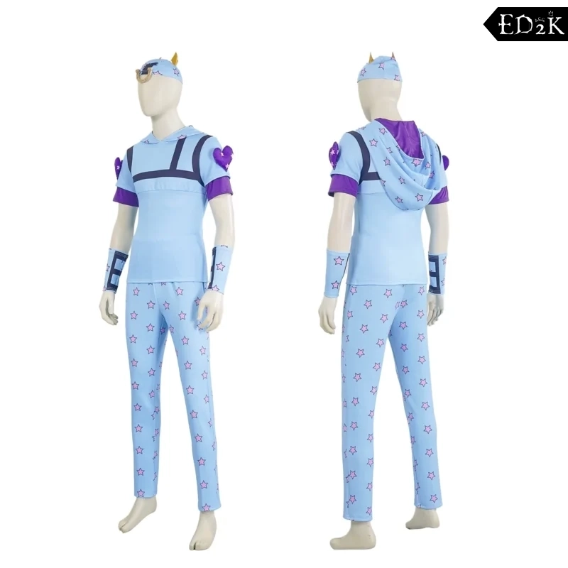JoJo's Bizarre Adventure: Jonathan Joestar (Johnny Joestar) | Blue Cosplay Costume