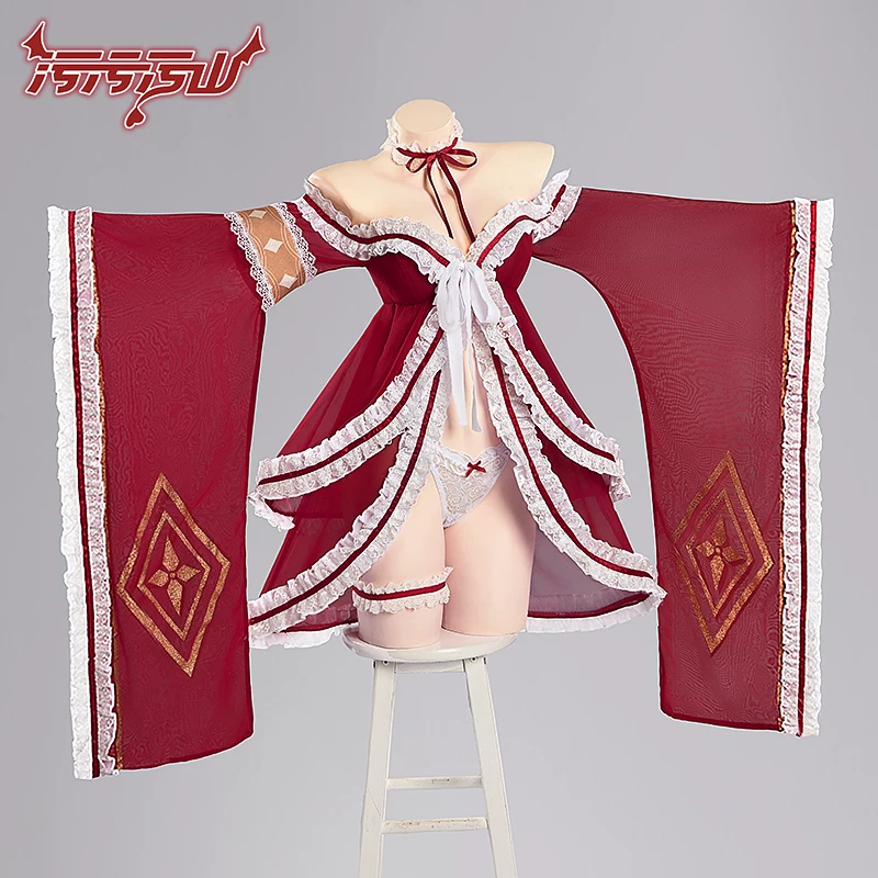 Alternative view of Azur Lane: Shinano And Amagi | Red And Blue Pajama Cosplay Costume