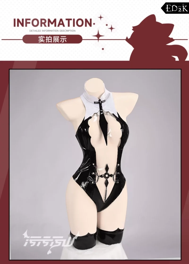 Alternative view of Blue Archive: Rio Tsukatsuki | Black Fallen Angel Nun Cosplay Costume