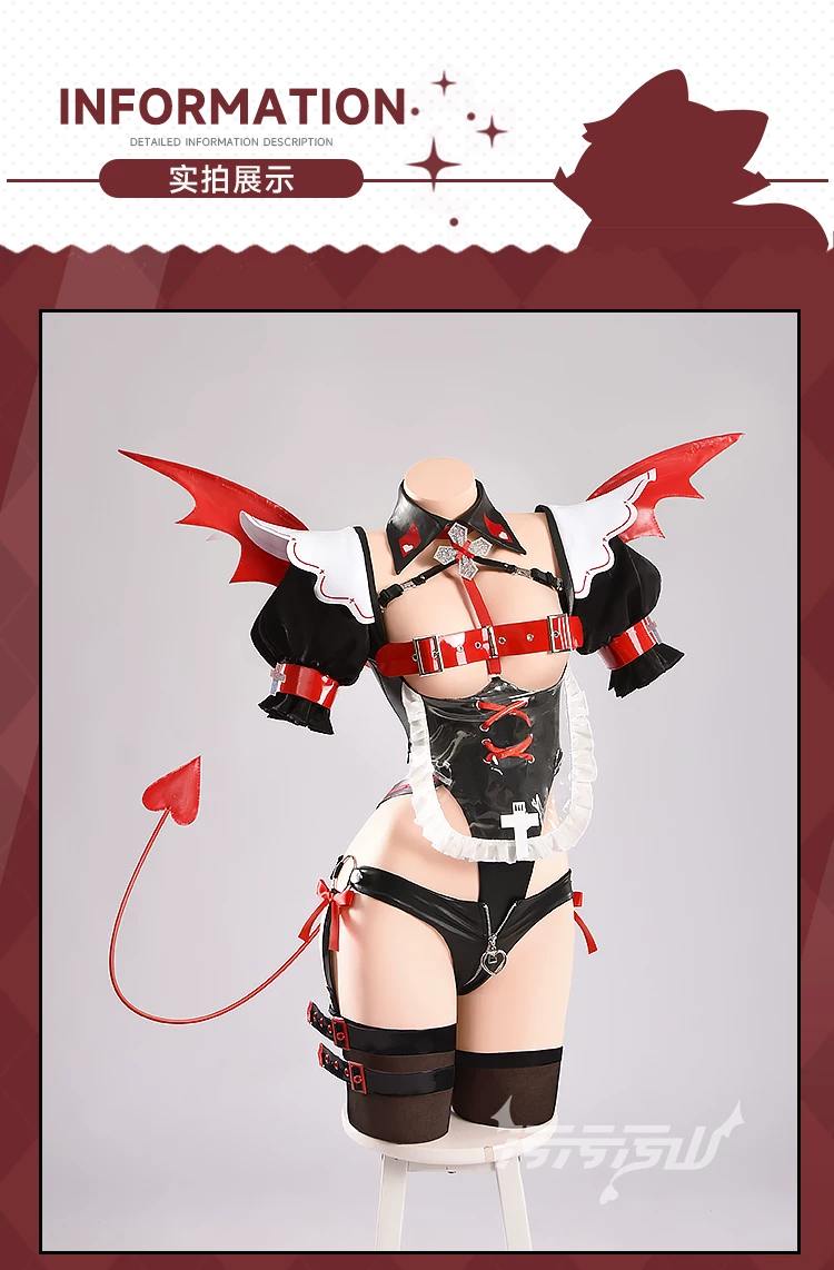 Alternative view of Original Fan Design: Zanna | Black Private Room Cosplay Costume