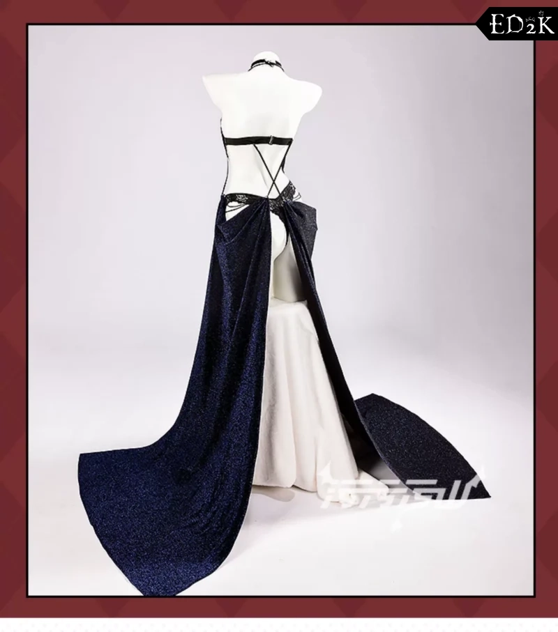 Azur Lane: Musashi | Black Starlight Dress Cosplay Costume