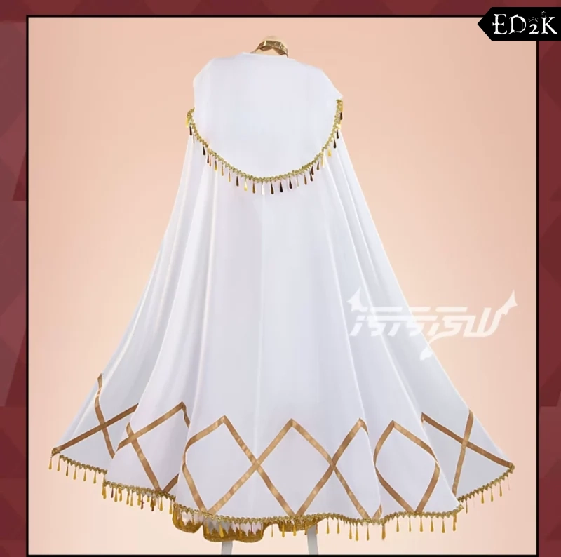 [Pre-Order] Night Of The Dead: Rutha | White Gothic Lolita Cosplay Costume