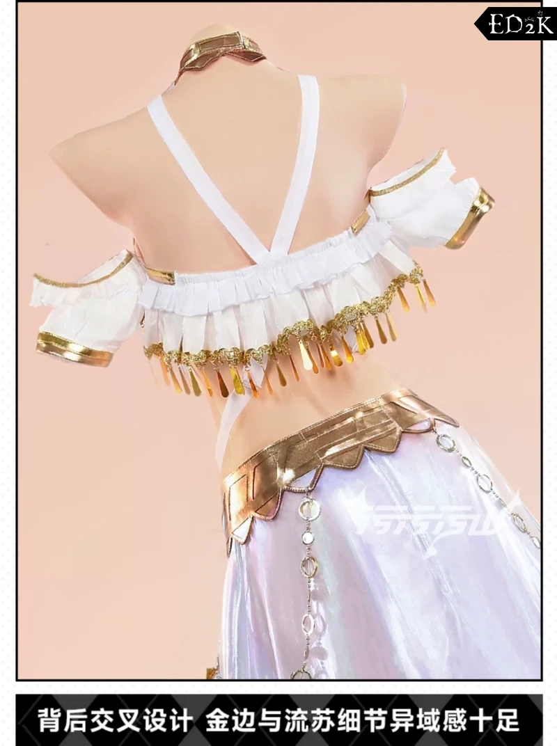 [Pre-Order] Night Of The Dead: Rutha | White Gothic Lolita Cosplay Costume