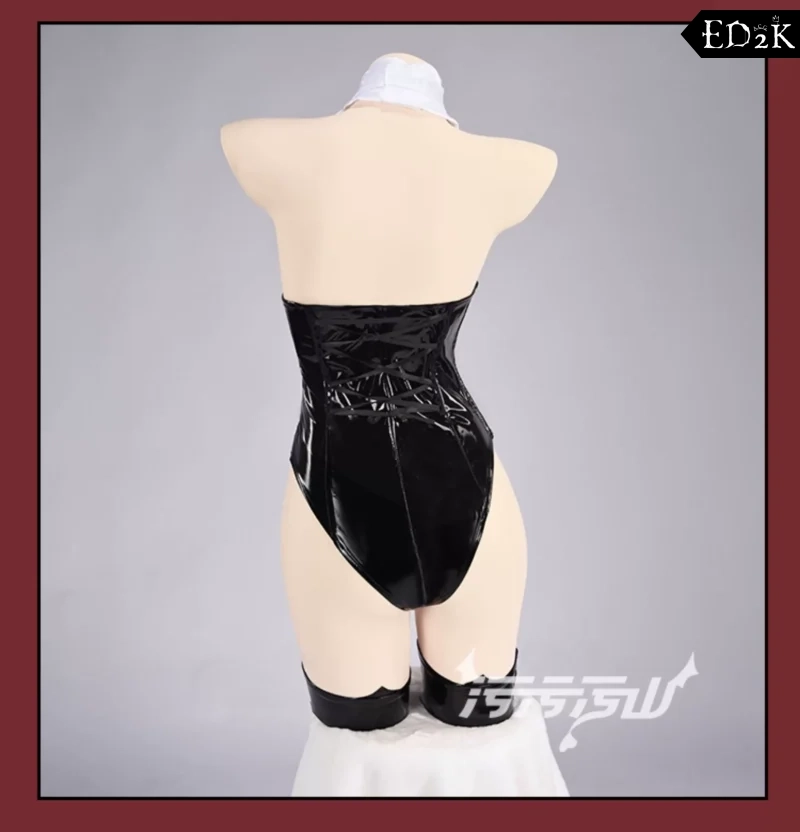 Blue Archive: Rio Tsukatsuki | Black Fallen Angel Nun Cosplay Costume