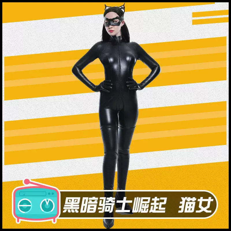 [Pre-Order] Batman: Catwoman (Selina Kyle) | Black Battle Suit Cosplay Costume