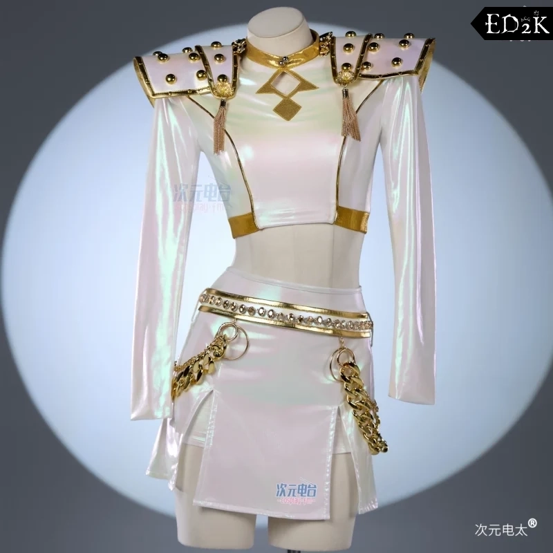 Alternative view of [Pre-Order] KPop Demon Hunters: Zoey | White Cosplay Costume