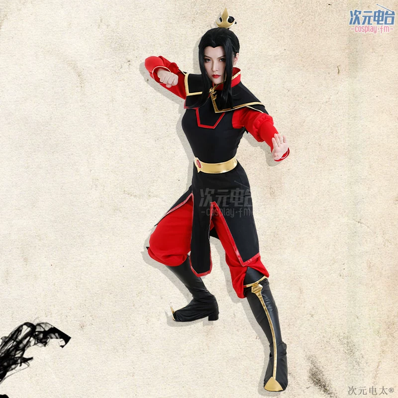 [Pre-Order] Avatar: The Last Airbender: Azula | Red Black Battle Suit Cosplay Costume