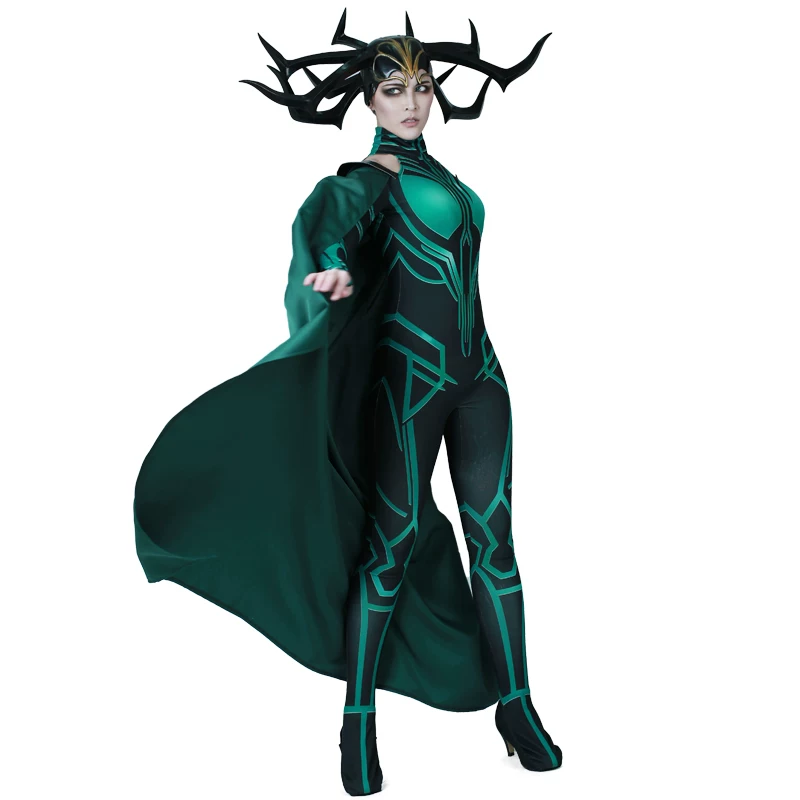 Alternative view of [Pre-Order] Thor: Ragnarok: Hela (Cate Blanchett) | Green and Black Cosplay Costume
