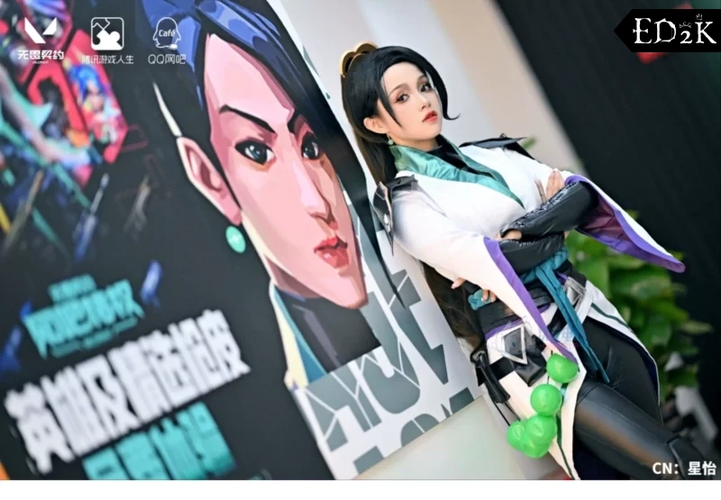 [Pre-Order] VALORANT: Sage (Ling Ying Wei) | Green Tactical Outfit Cosplay Costume