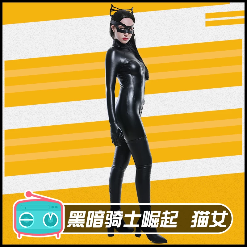 Alternative view of [Pre-Order] Batman: Catwoman (Selina Kyle) | Black Battle Suit Cosplay Costume