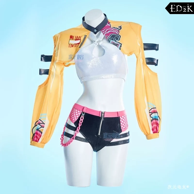 Alternative view of [Pre-Order] K-Pop Demon Hunters: Mira | Yellow Cosplay Costume