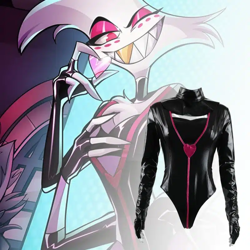 🏴‍☠️ Hazbin Hotel: Angel Dust | Black Spider Demon Halloween Cosplay ...